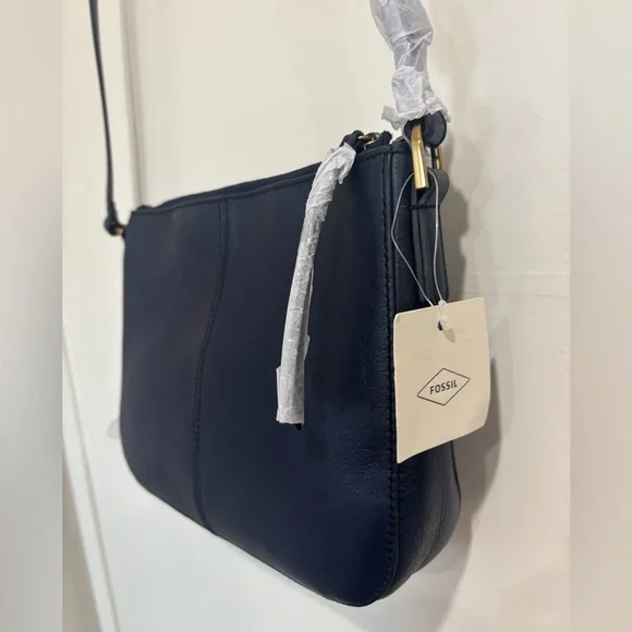 Fossil NWT Navy Blue Crossbody Bag - Picture 7 of 11